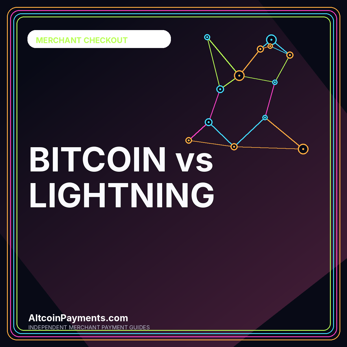 Bitcoin Vs Lightning editorial card